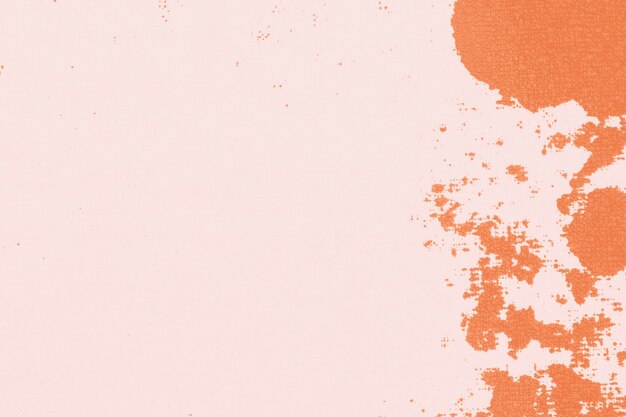 Pink border background with orange fabric stain