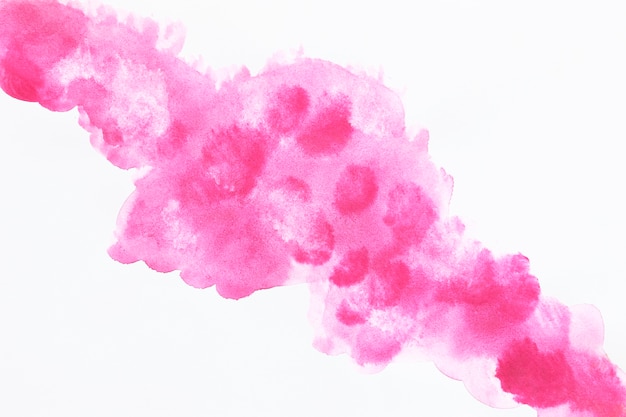 Pink clouds watercolor