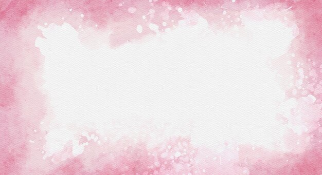 Pink elegant gradient with white splash Watercolor background