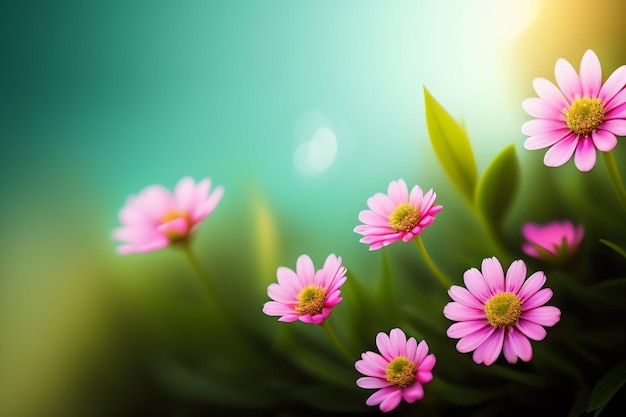 Free photo pink flowers in the garden wallpapers