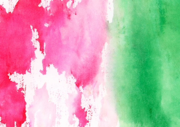 Free photo pink and green watercolor texture