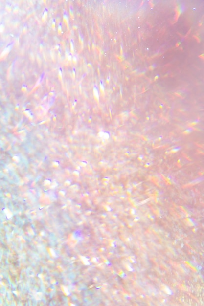 Free photo pink hologram glittery background