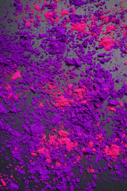 Pink and purple powder, Holi festival background