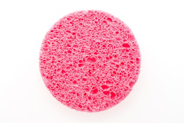 Pink sponge round