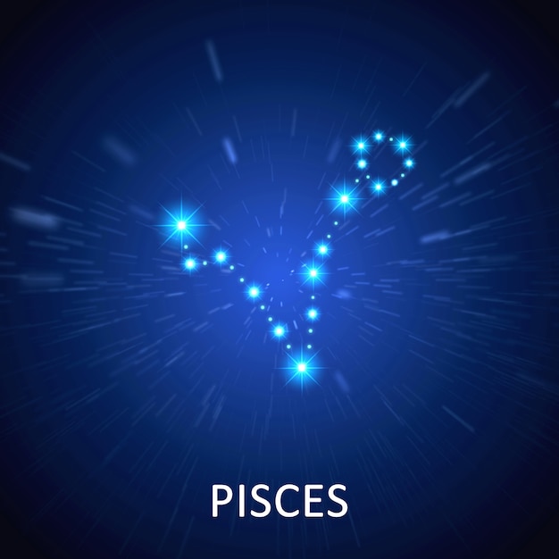 Pisces sign astrology concept