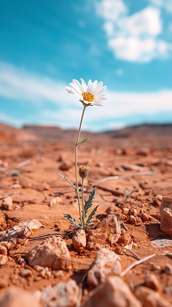 Plant growing from soil