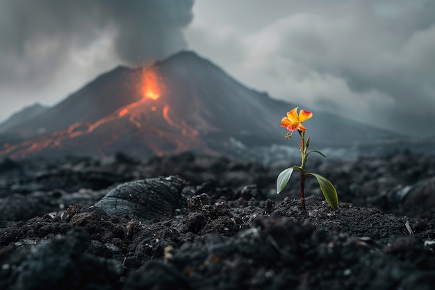 Free photo plant growing from soil