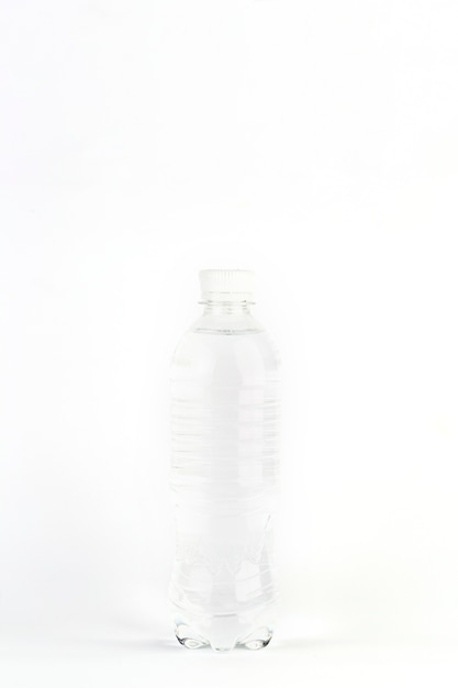 Plastic bottle with clear water