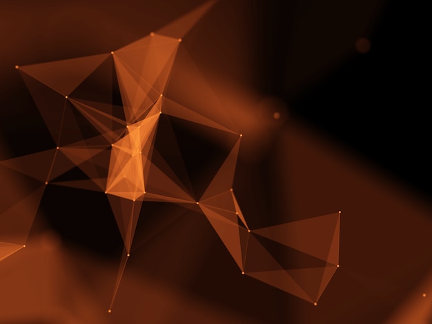 plexus modern background with abstract low poly shapes