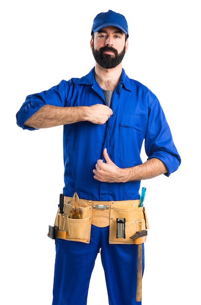 Free photo plumber man