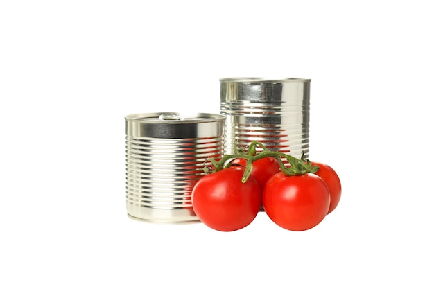 Free photo png canned tomatoes isolated on white background