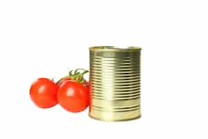 Free photo png canned tomatoes isolated on white background