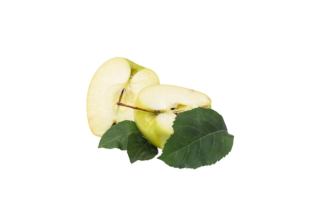 Free photo png green apple isolated on white background