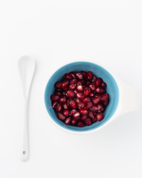 Pomegranate on bowl