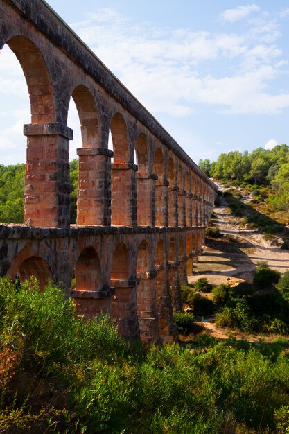 Pont del Diable in Tarragona. Catalonia