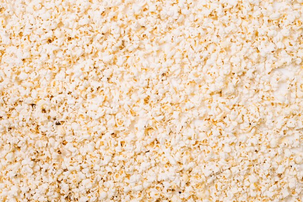 Popped popcorn texture background