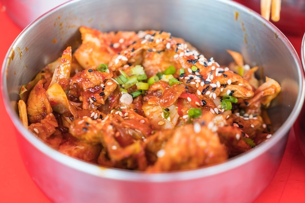 Free photo pork bulgogi - korean food