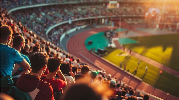 Free photo portrait of athlete competing in the olympic games tournament