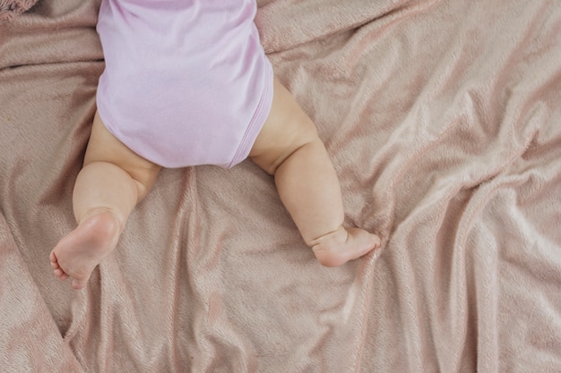 Portrait of baby at home