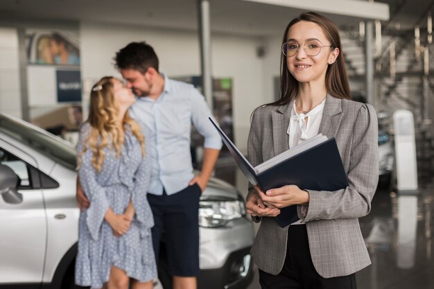 Portrait of beautiful business woman