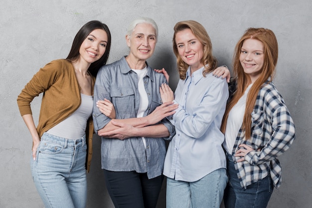 Portrait of beautiful women together