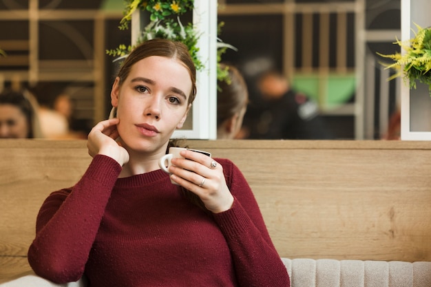 Free Photo portrait of beautiful young woman posing