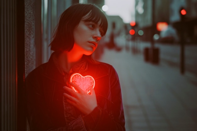 Free Photo portrait of broken hearted person