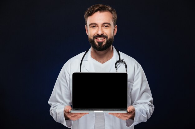 Portrait of a confident male doctor dressed in uniform