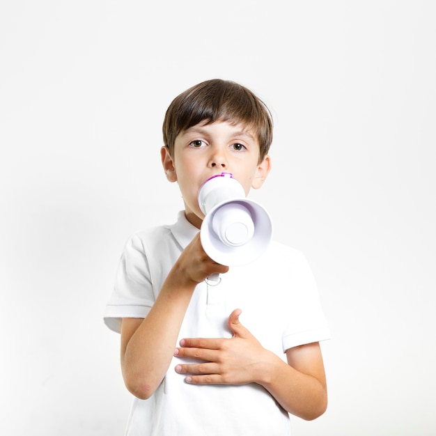 Portrait of cute young child