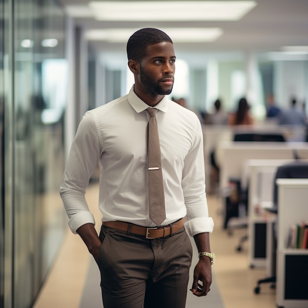 Portrait of elegant and professional businessman