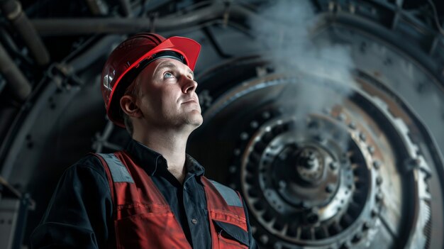 Portrait of engineer at the job site during work hours