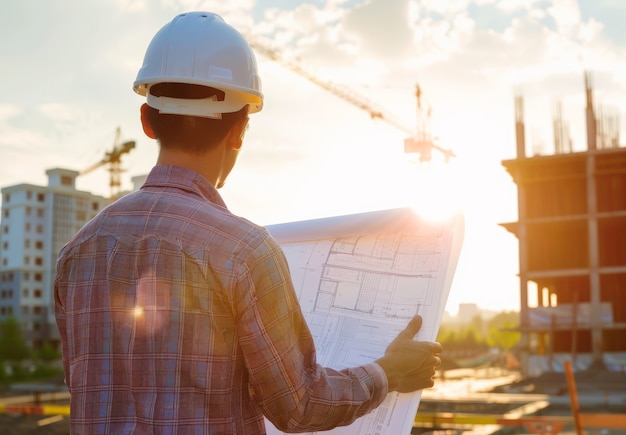 Portrait of engineer at the job site during work hours