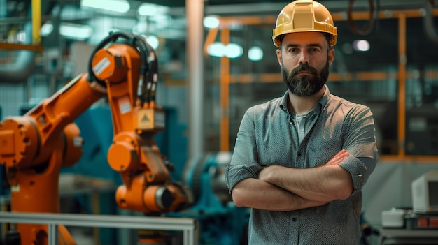 Portrait of engineer at the job site during work hours