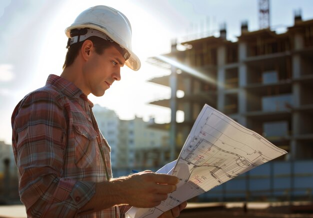 Portrait of engineers during work hours on the job site