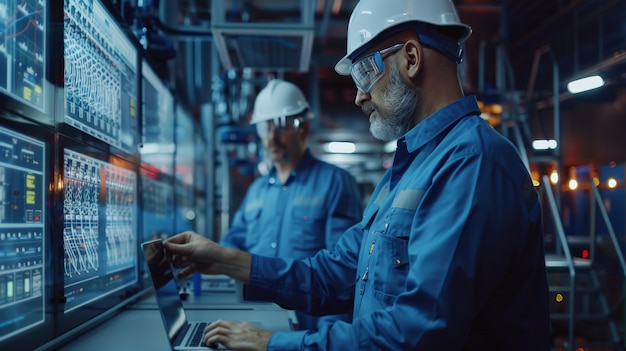 Portrait of engineers during work hours on the job site