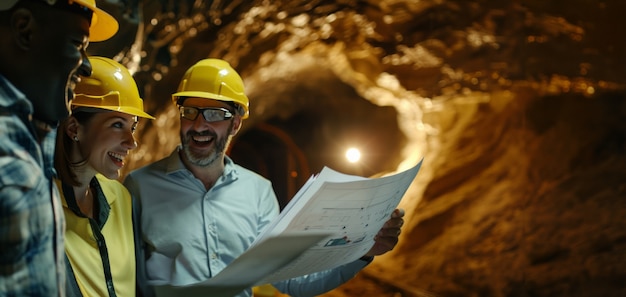 Portrait of engineers during work hours on the job site