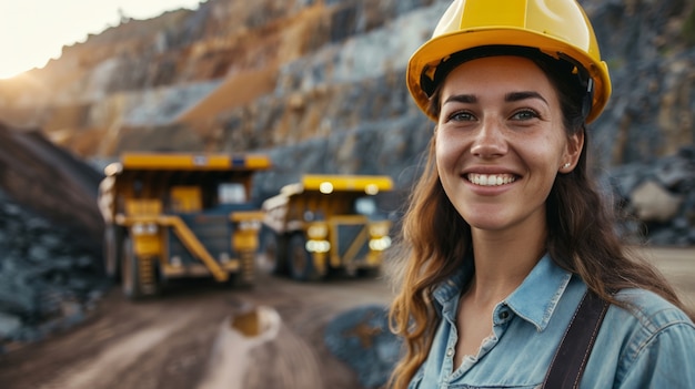 Portrait of engineers during work hours on the job site