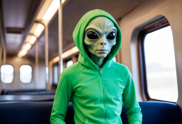 Free Photo portrait of extraterrestrial creature or alien