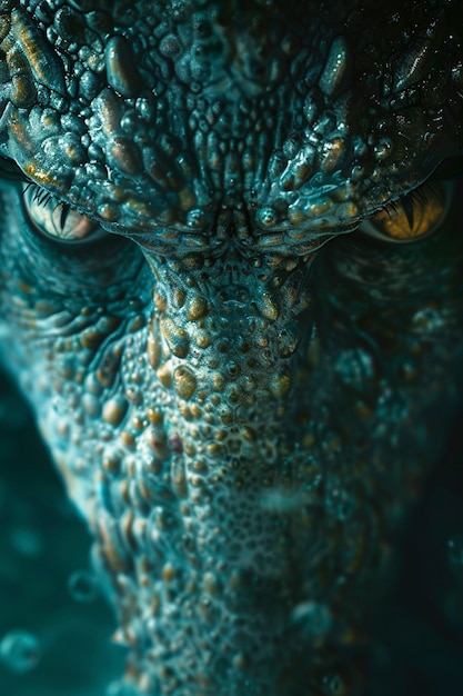 Free Photo portrait of fantasy male creature from the sea