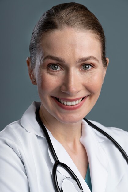 Portrait of female health worker