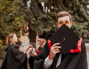 High school graduation photos