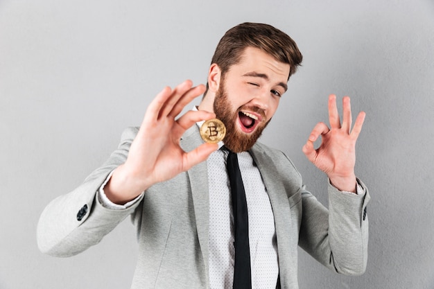 Portrait of a handsome businessman dressed in suit