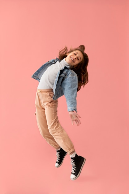 Portrait of happy young girl