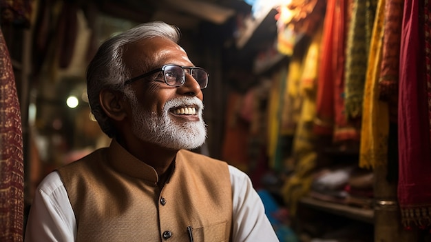 Free Photo portrait of indian man