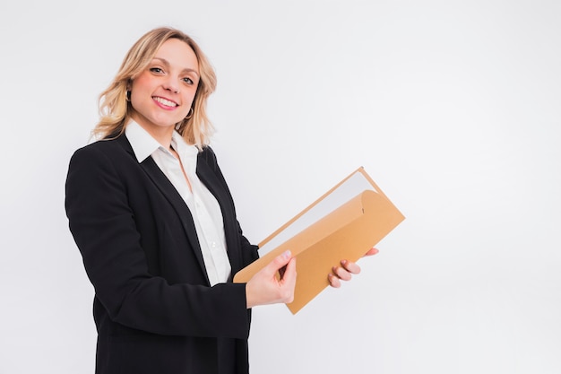 Free Photo portrait of lawyer woman