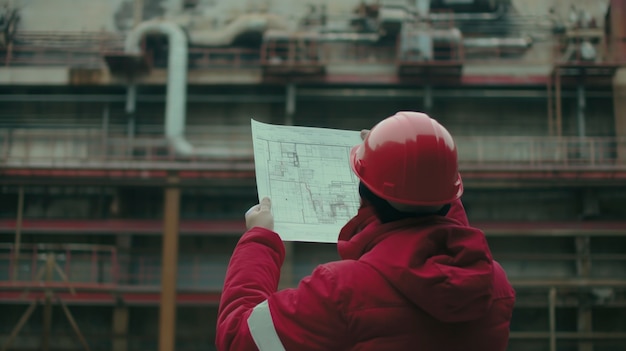 Portrait of male engineer working in the field for engineers day celebration