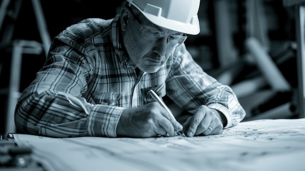 Portrait of male engineer working in the field for engineers day celebration