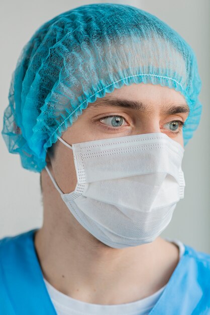 Portrait male nurse