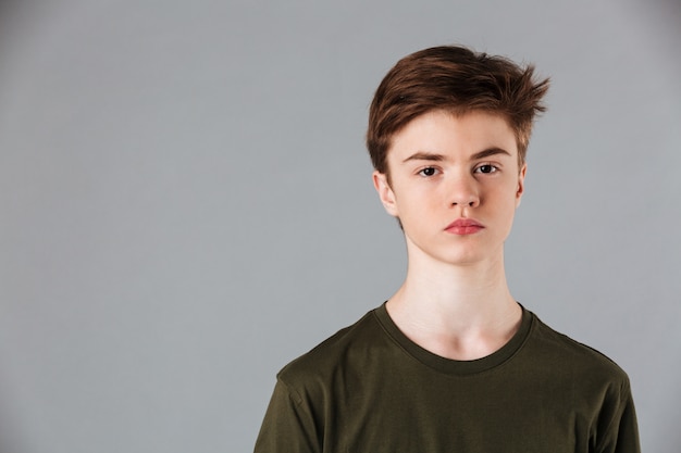 Portrait of a male teenager