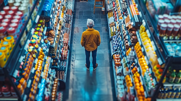 Free Photo portrait of man going out shopping for various consumer goods